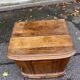Art Deco bedside table in solid oak from the 1950s.