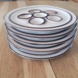 6 snail plates Thomas