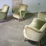 Chair years 50-60 Organic Green vintage