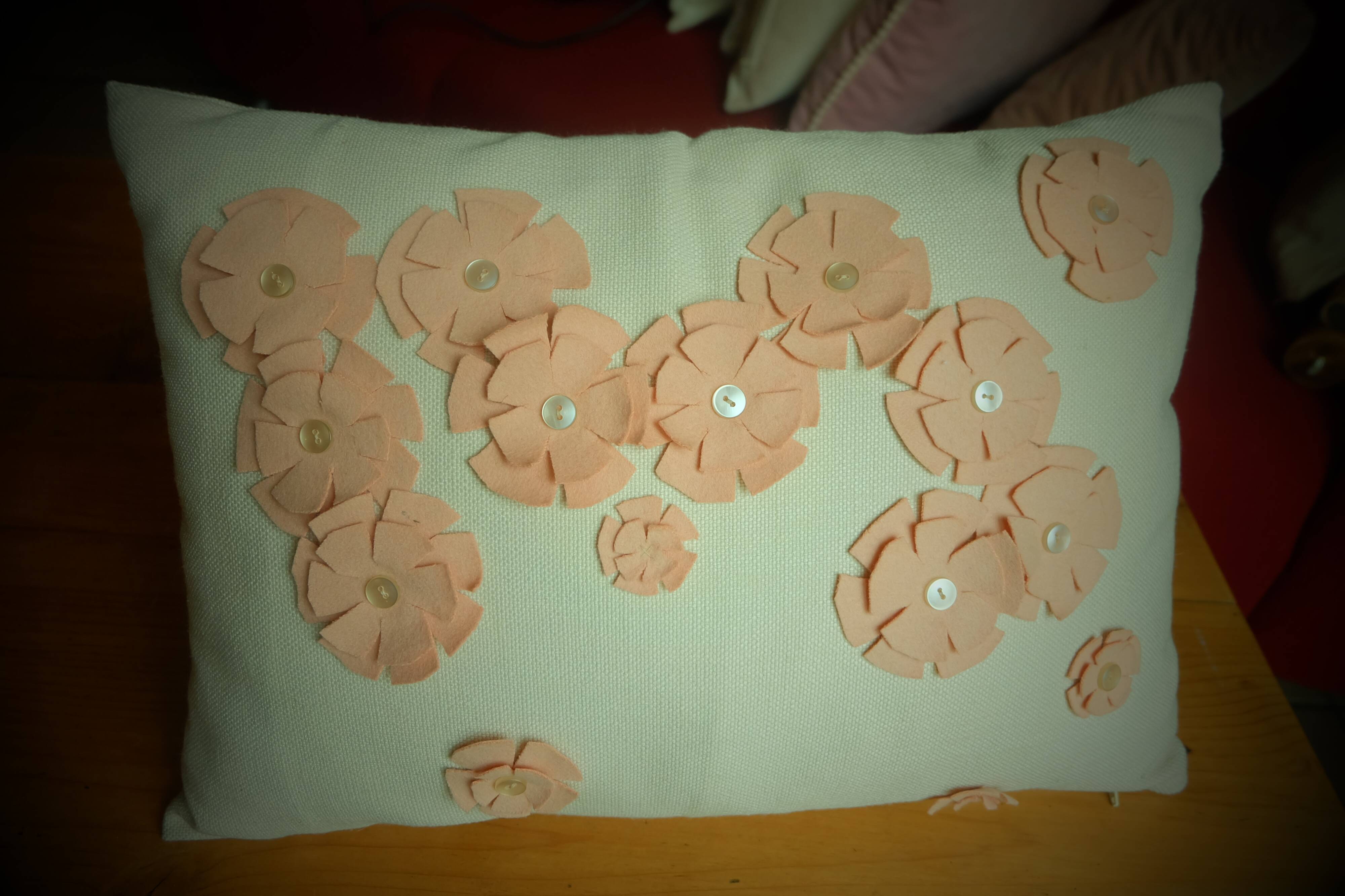 flower cushion