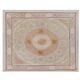 Hand knotted rug, vintage Turkish rug 119x139 cm