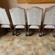 4 chaises de style  louis XIII  fin 18 eme