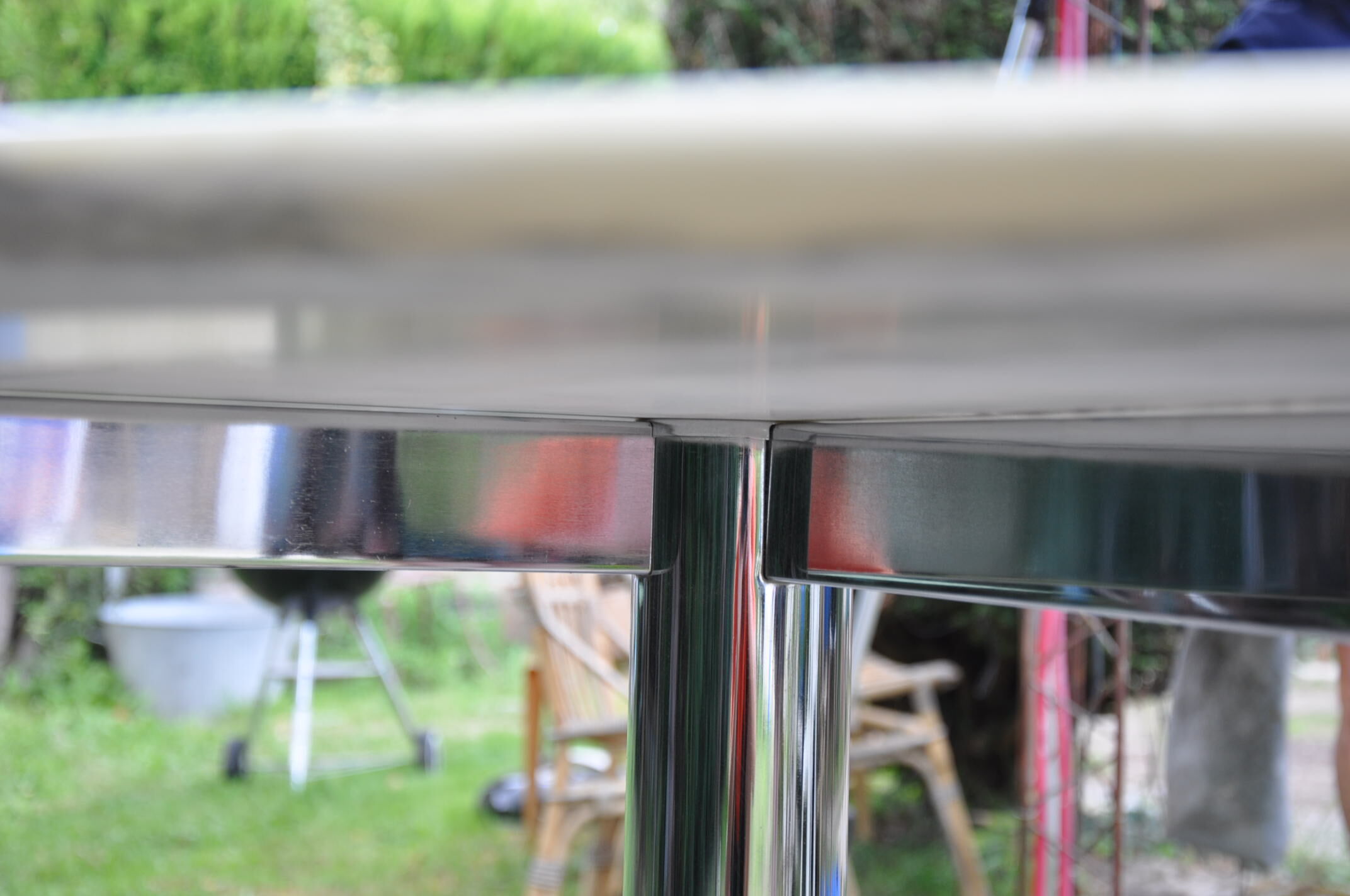 Meal table, oval, marble, 70