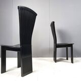 Post modern dining chairs by Pietro costantini, 1980s, set of 6