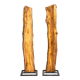 Eucalyptus and metal floor lamp