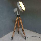 Industrial lamp on a tripod