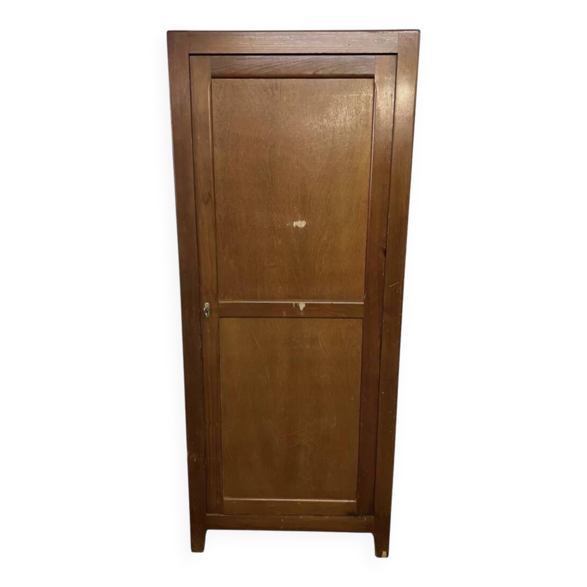 Vintage wooden Parisian wardrobe