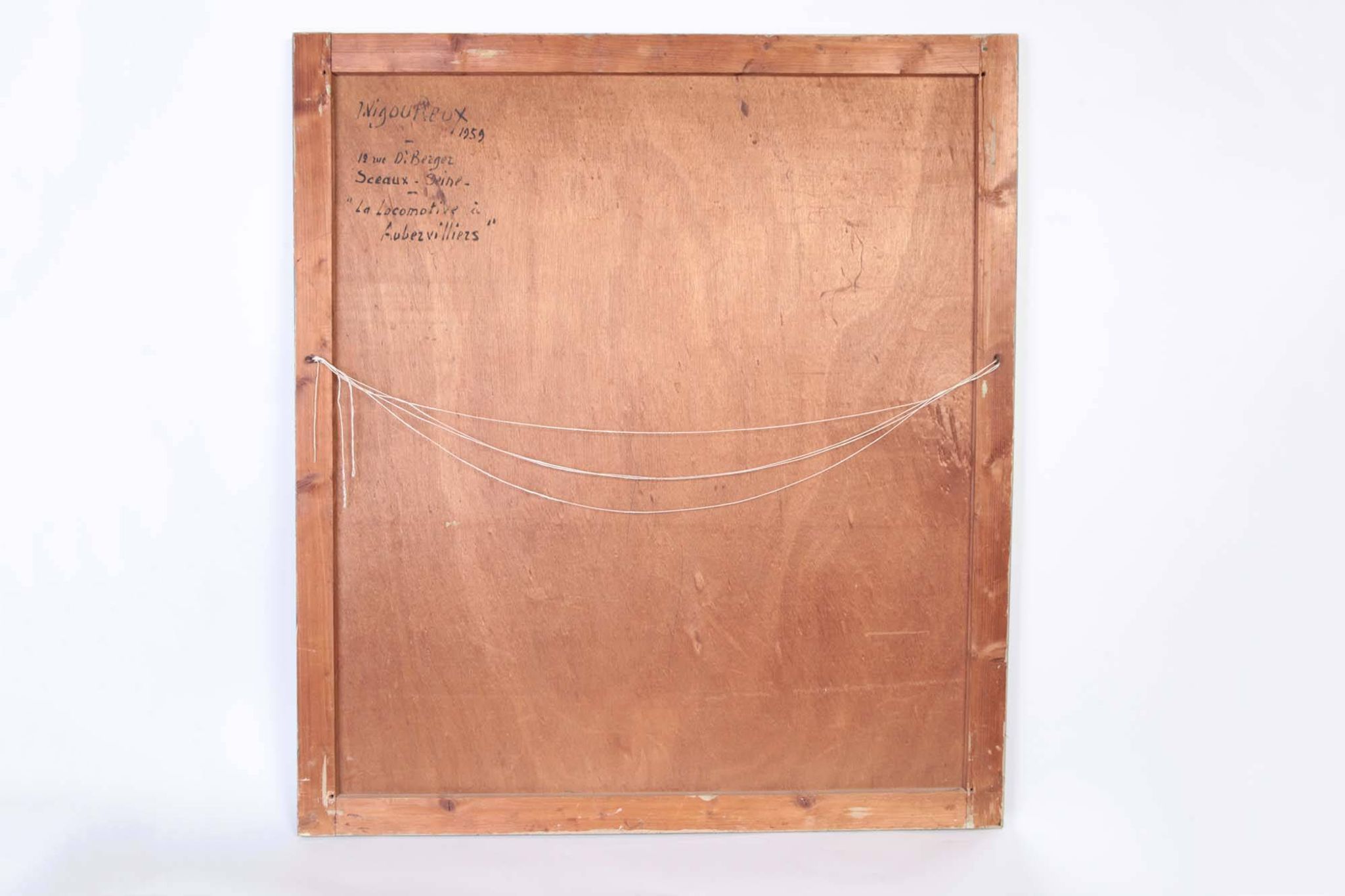 Jean Vigoureux (1959) Oil painting on wooden panel