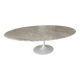 Original Knoll Tulip oval dining table 244x137 Eero Saarinen Arabescato Matt