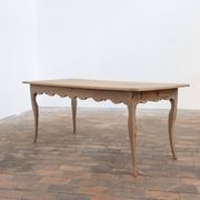 Ancienne table de ferme en chêne à rallonge – XIXe siècle