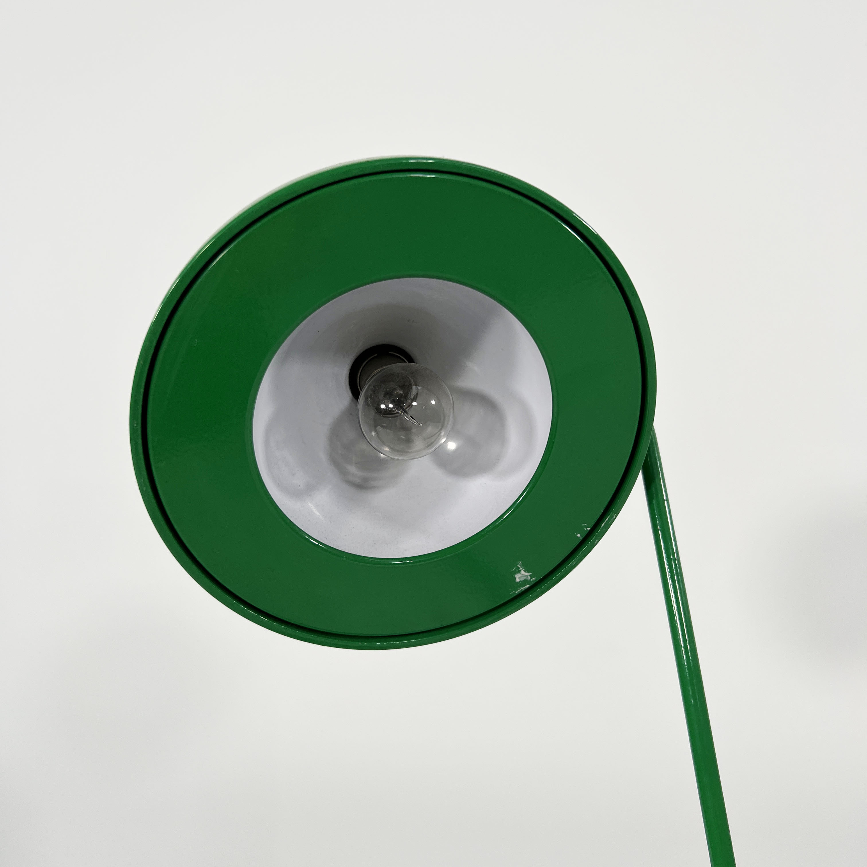 Green "bikini" table lamp by R. Barbieri & G. Marianelli for Tronconi, 1970