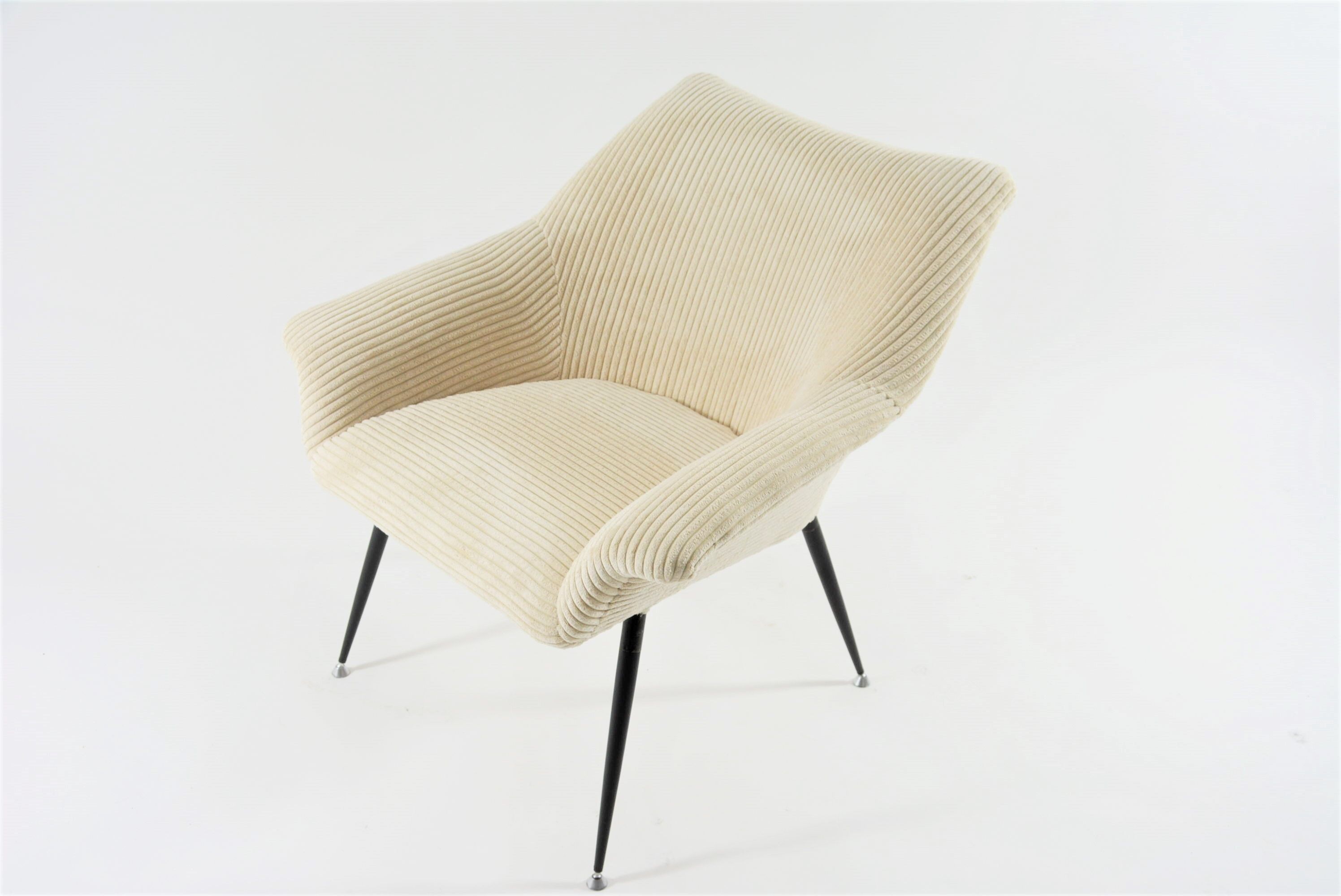 Ivory square shell chair