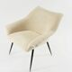 Ivory square shell chair