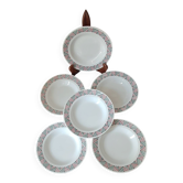 6 deep plates model Adèle from Digoin Sarreguemines
