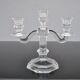 Pair of candlesticks model Regency Crystal Baccarat 1930