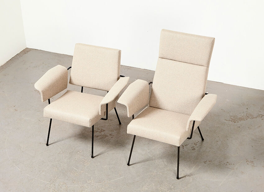 Pair of Lounge Chairs by Rudolf Wolf for Elsrijk 1950s