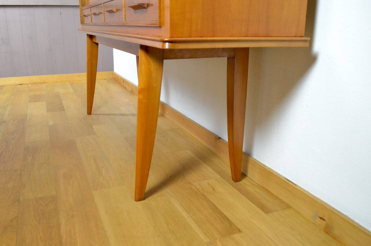 Vintage 1950 Compass Foot Buffet