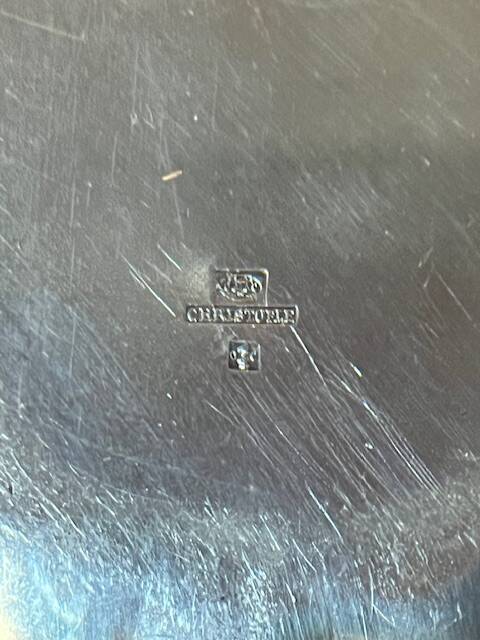 Christofle table butter dish