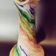 Blown glass vase from Cristallerie Pierre de Lune