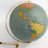 Tripod terrestrial globe 1960'