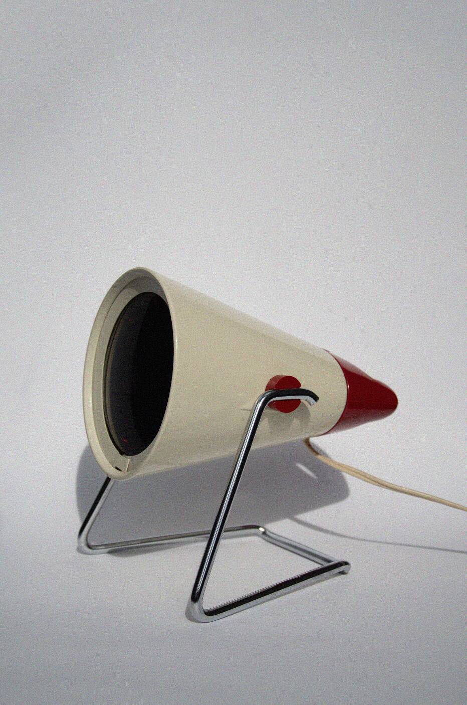 Infrared lamp Infraphil designed by Charlotte Perriand for Philips.