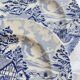 4 vintage blue and white dinner plates – Romantic English countryside decor