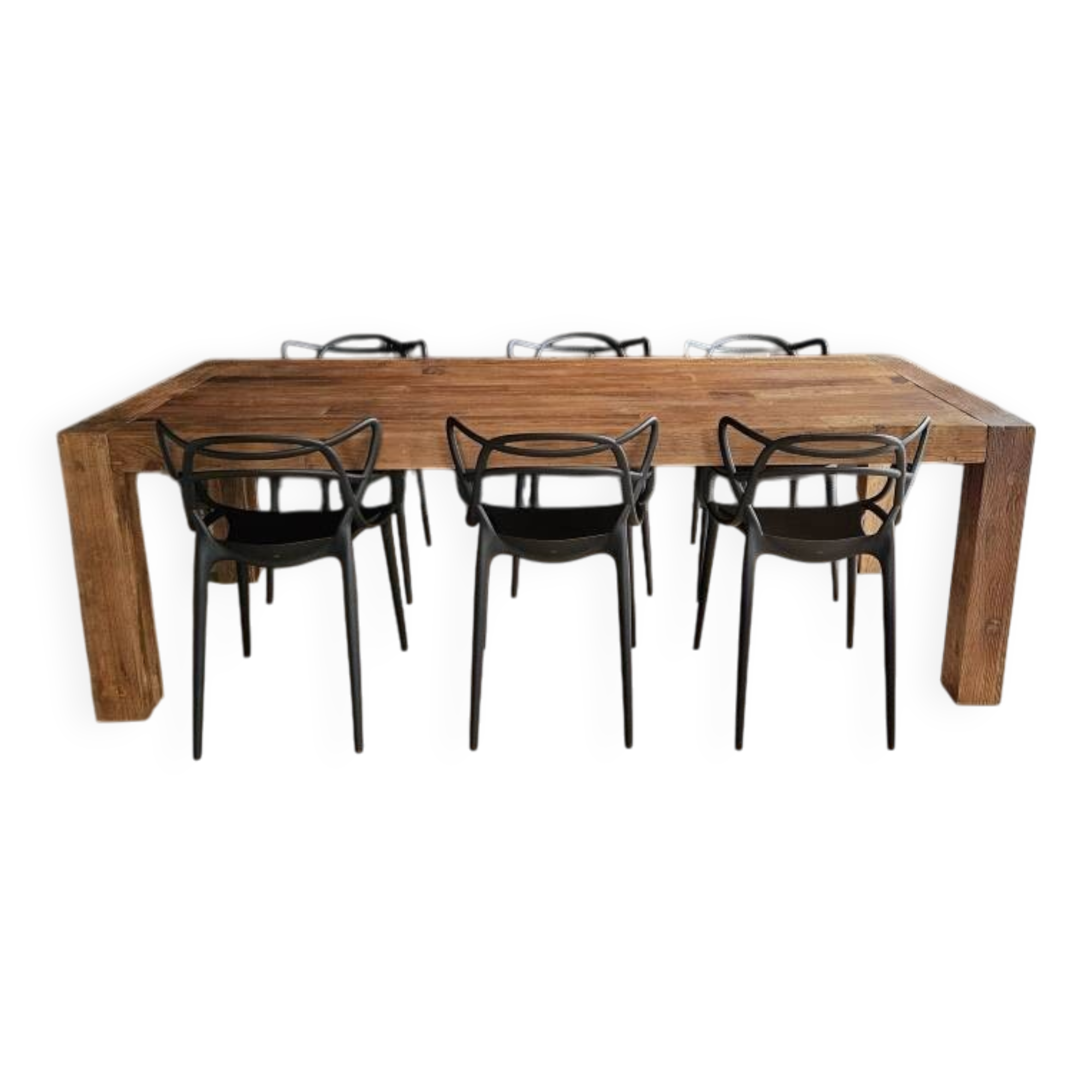 Table for 8/10 people, solid wood, interior's.