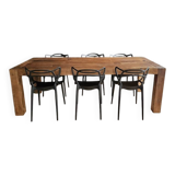 Table for 8/10 people, solid wood, interior's.