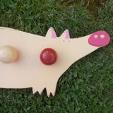 Patère, vintage wooden coat rack