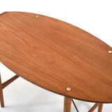 Danish mid century butler's tray table in teak