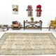 6x9 Sky Blue Turkish Vintage Area Rug 178x286Cm SK 24678