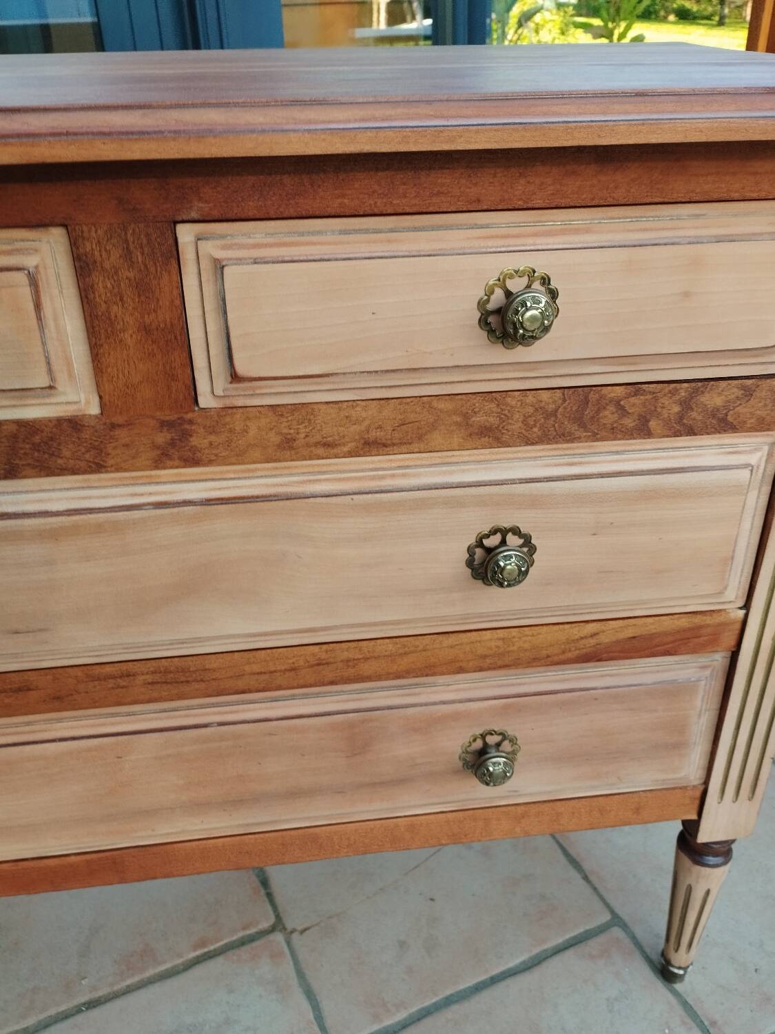 Beautiful old Louis XVI style chest of drawers