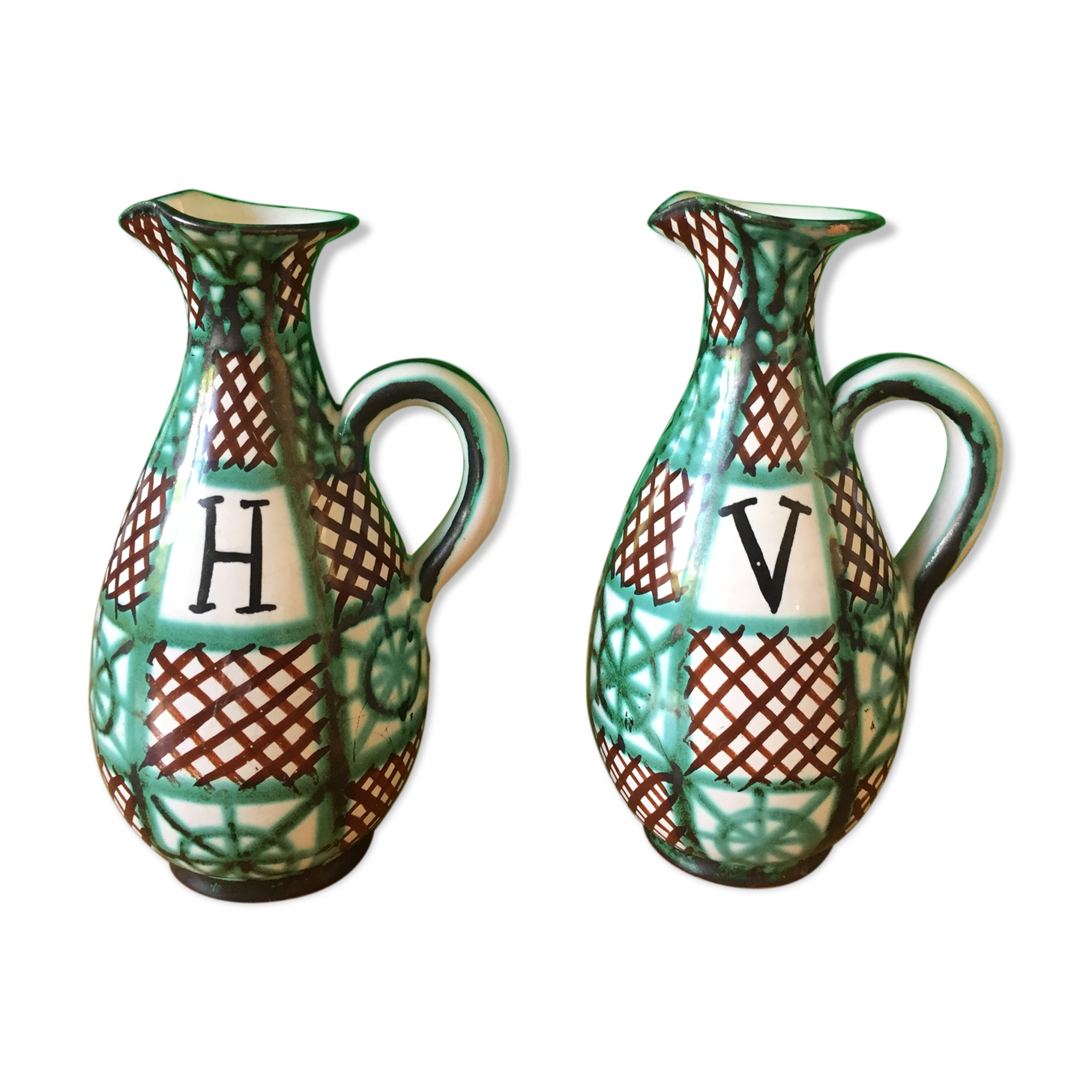 Lot 2 pichets Robert Picault Vallauris