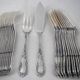 SFAM Chambly Bien Aimée, 12 silver-plated fish cutlery sets, 24 pieces.
