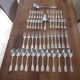 Silver metal menagere 50 pieces