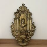 Repoussé copper decorative plaque Augsburg 18th century.