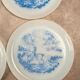 Lot de 6 assiettes Arcopal motif Chasse à courre