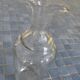 Lot de 4 carafes en verre blanc