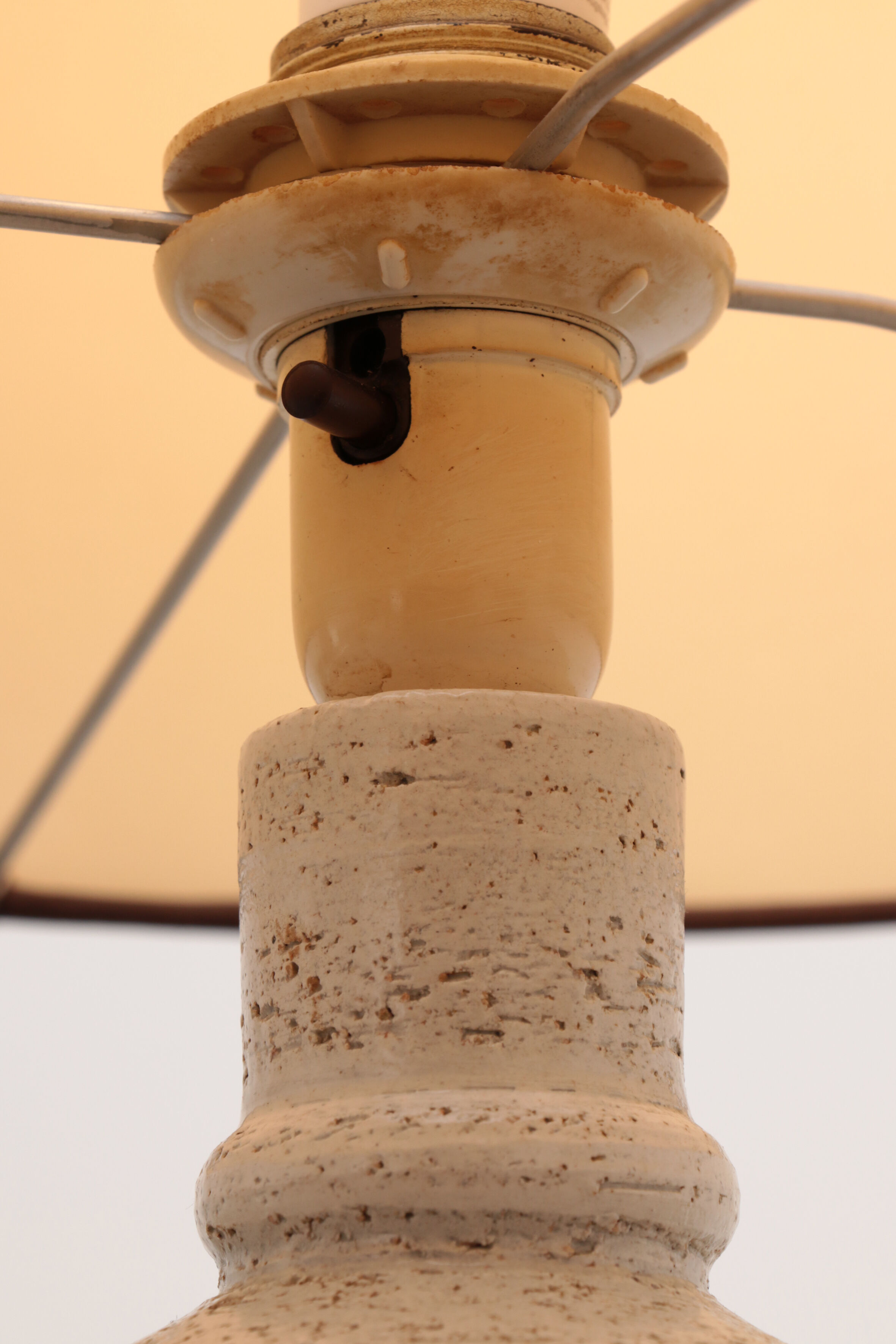 Table lamp made of ceramic design by Aldo Londi by Bergboms, 1960s