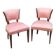 Pair of vintage low-backed bedroom chairs from the 1930s/1950s