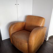 Fauteuil en cuir