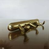 Brass tea towel holder