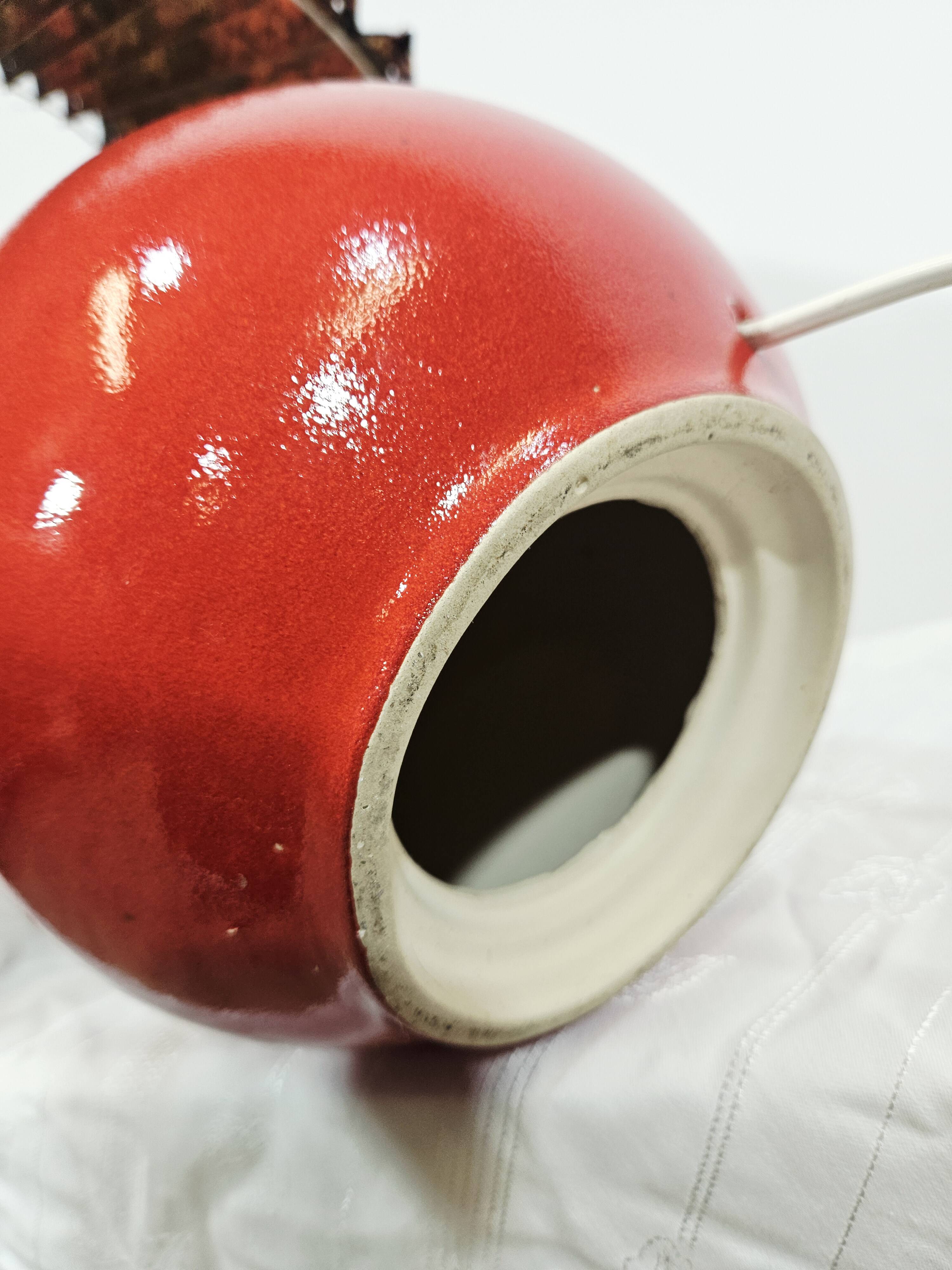 Unique ceramic table lamp ARO Leuchte 574 – Vintage 1960s/1970s.