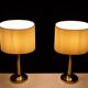 Sölken Leuchten Brass table lamps 1970s Germany