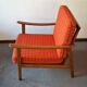 Scandinavian armchair sixties style Thonet Boomerang