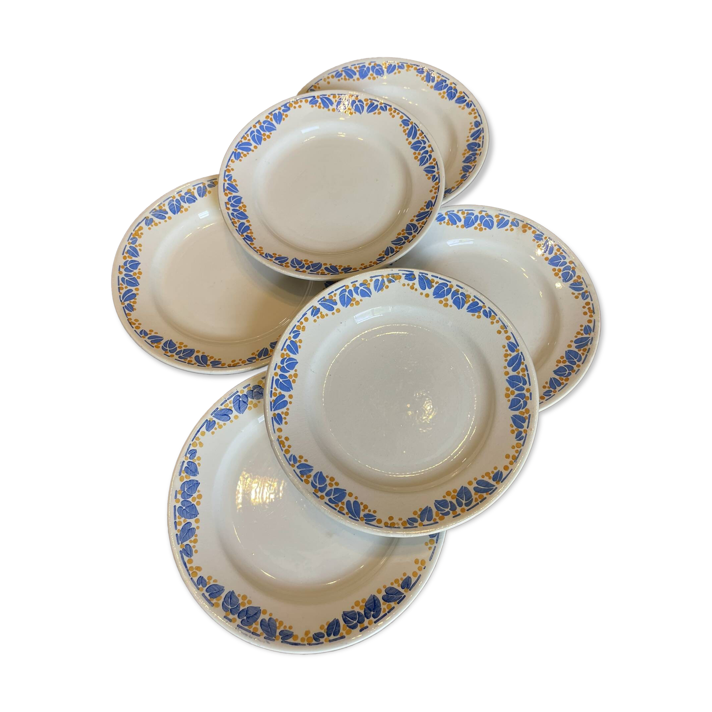 6 Colette HBCM dinner plates