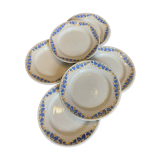 6 assiettes plates Colette HBCM