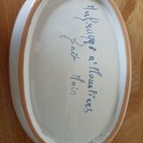 Servant pepper and salt earthenware of Moustiers