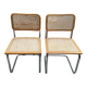 2 chaises Cesca B32 par Marcel Breuer