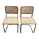 2 chaises Cesca B32 par Marcel Breuer